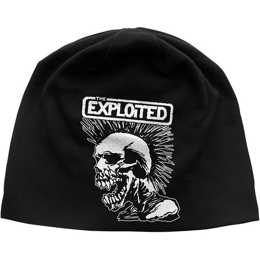 The Exploited Unisex Beanie Hat: Mohican Skull Muts