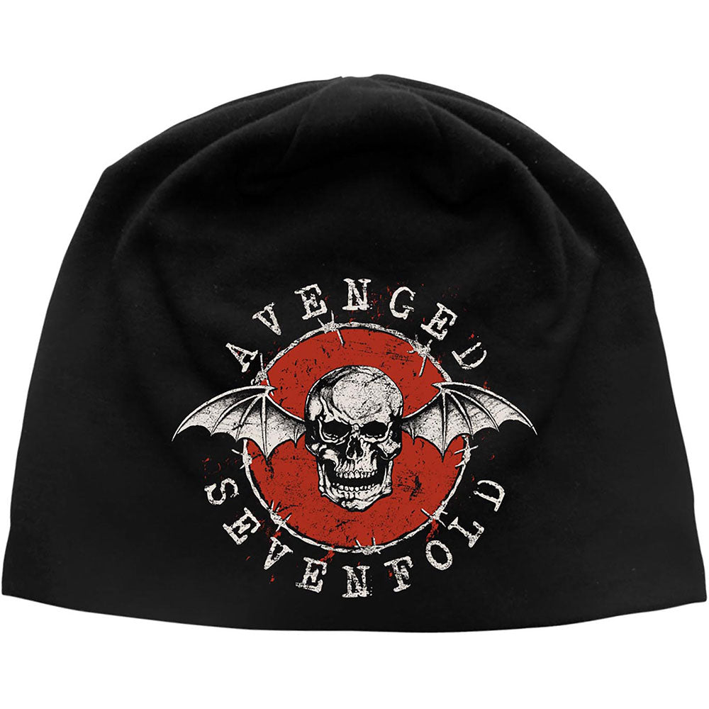 Avenged Sevenfold Unisex Beanie Hat: Distressed Bat Muts