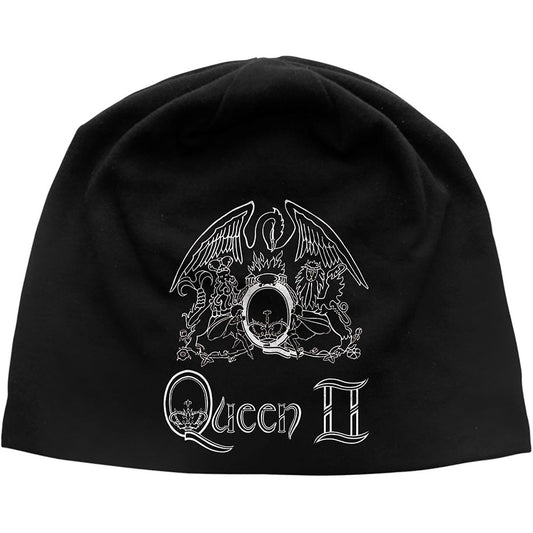 Queen Unisex Beanie Hat: Queen II Crest Muts