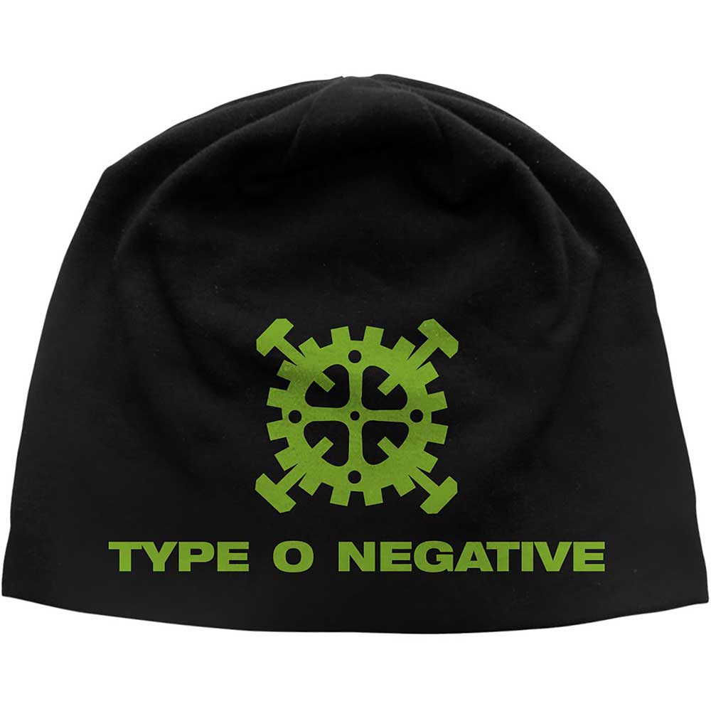 Type O Negative Unisex Beanie Hat: Gear Logo JD Print Muts