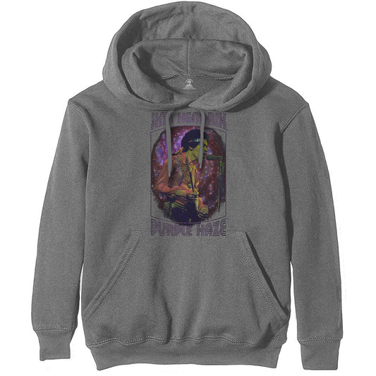 Jimi Hendrix Unisex Pullover Hoodie: Purple Haze Frame Trui met capuchon