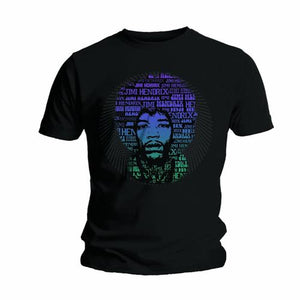 Jimi Hendrix Unisex T-Shirt: Afro Speech T-Shirt