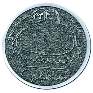 John Lennon Pin Badge: Give Peace a Chance Speld