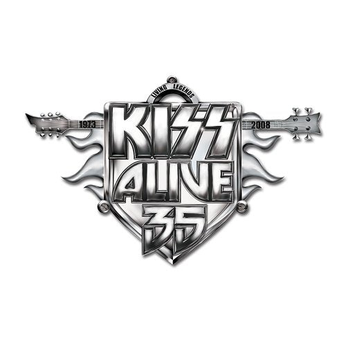 KISS Pin Badge: Alive 35 Tour Speld