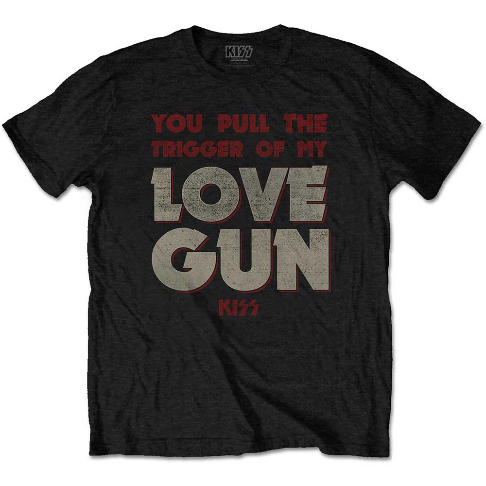 KISS Unisex T-Shirt: Pull The Trigger T-Shirt