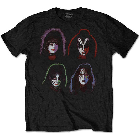 KISS Unisex T-Shirt: Faces T-Shirt