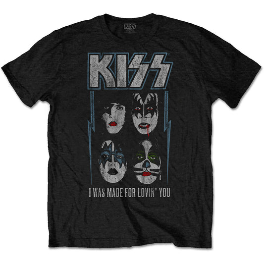 KISS Unisex T-Shirt: Made For Lovin' You T-Shirt