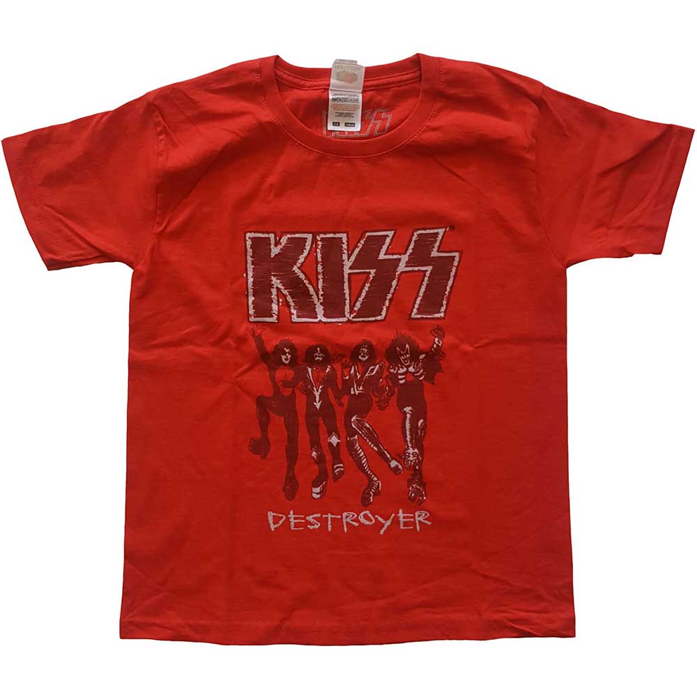 KISS Kids T-Shirt: Destroyer Sketch T-Shirt