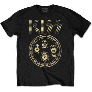 KISS Unisex T-Shirt: Band Circle T-Shirt