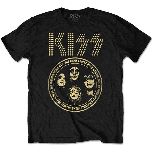 KISS Unisex T-Shirt: Band Circle T-Shirt