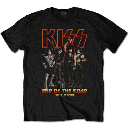 KISS Unisex T-Shirt: End Of The Road Tour (Back Print) T-Shirt