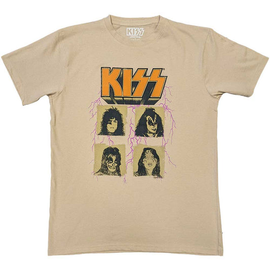 KISS Unisex T-Shirt: Lightning Photo T-Shirt