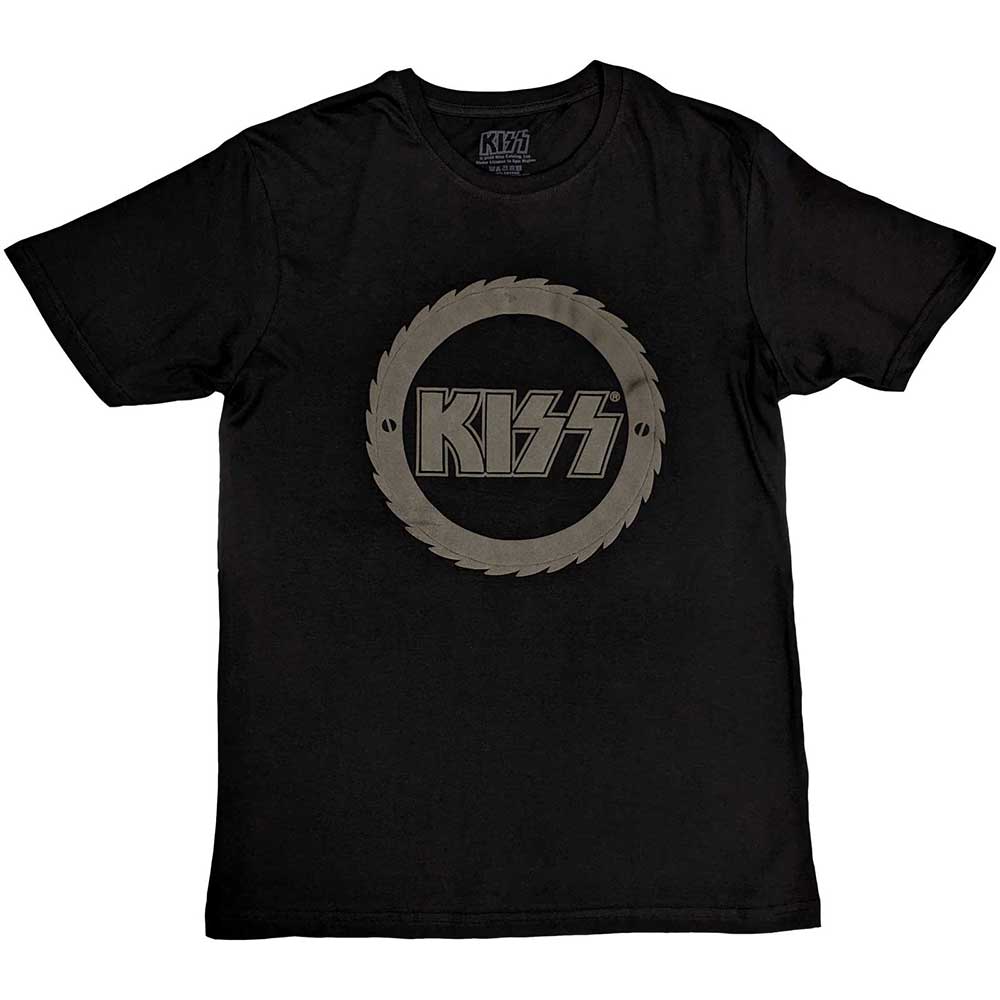 KISS Unisex Hi-Build T-Shirt: Buzzsaw Logo Hi-Build T-Shirt