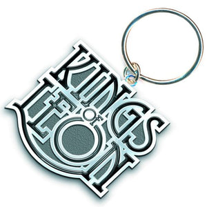 Kings of Leon Keychain: Scroll Logo (Enamel In-fill) Sleutelhanger