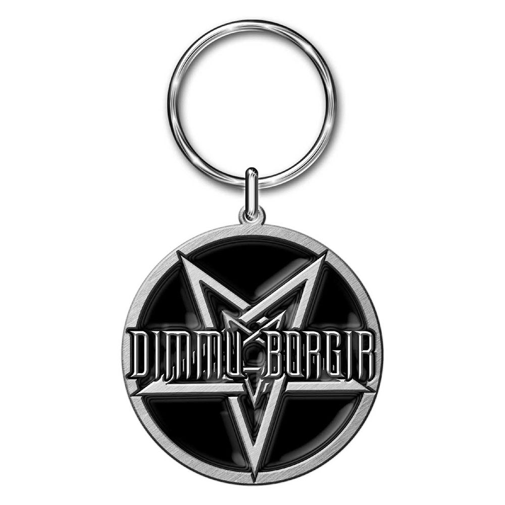 Dimmu Borgir Keychain: Pentagram (Die-Cast Relief) Sleutelhanger