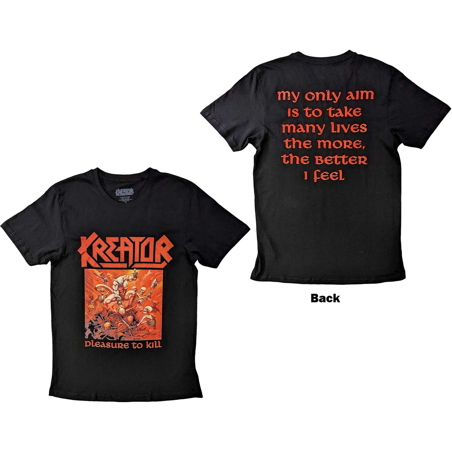 Een foto van een T-Shirt van Kreator.