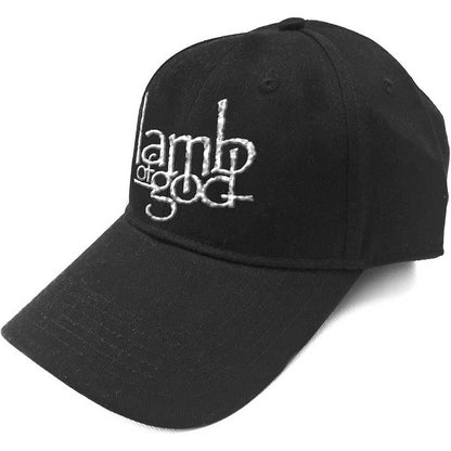 Lamb Of God Unisex Baseball Cap: Logo (Sonic Silver) Baseballpet