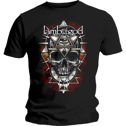 Lamb Of God Unisex T-Shirt: All Seeing Red T-Shirt