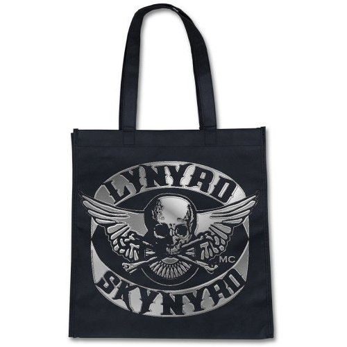 Lynyrd Skynyrd Eco Bag: Biker Patch (Trend Version) Milieuvriendelijke tas