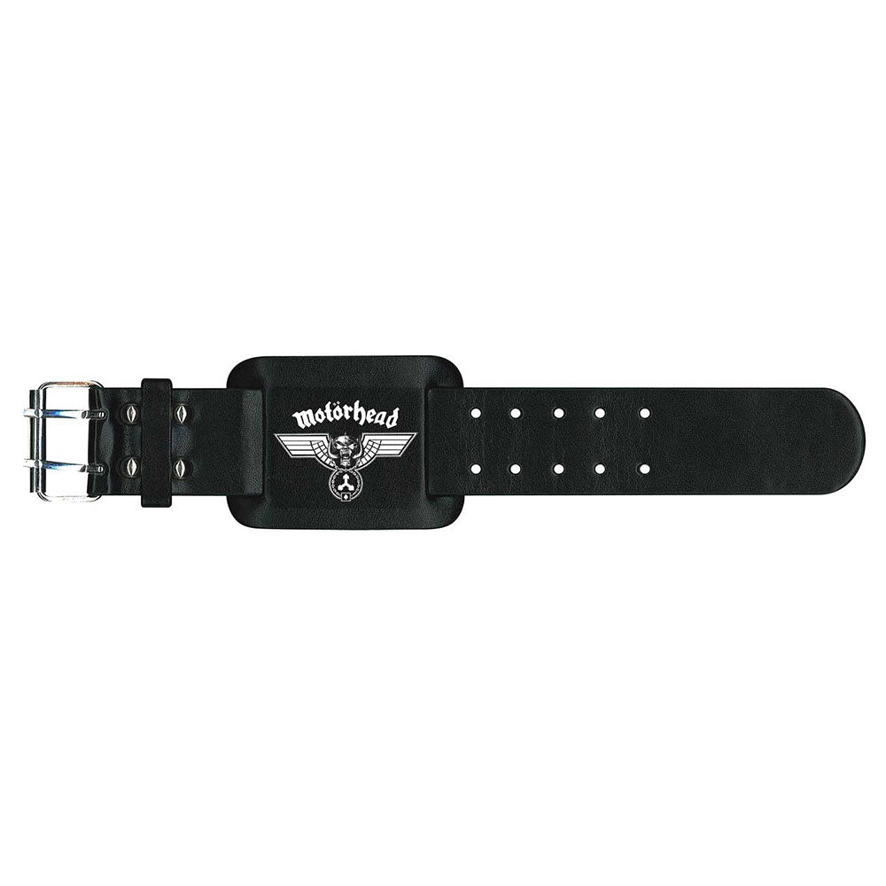 Motorhead Leather Wrist Strap: Hammered Leren polsband