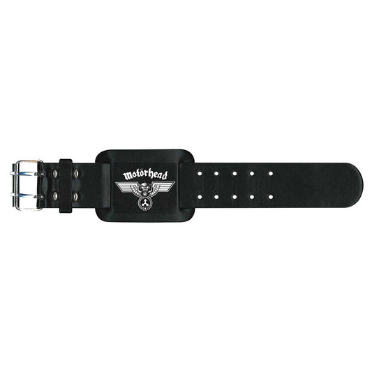 Motorhead Leather Wrist Strap: Hammered Leren polsband
