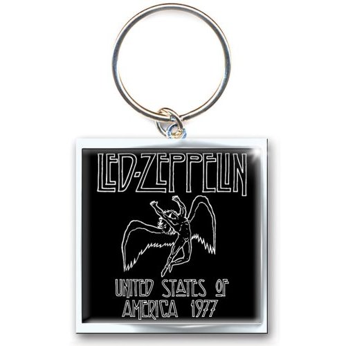 Led Zeppelin Keychain: 1977 USA Tour (Photo-print) Sleutelhanger
