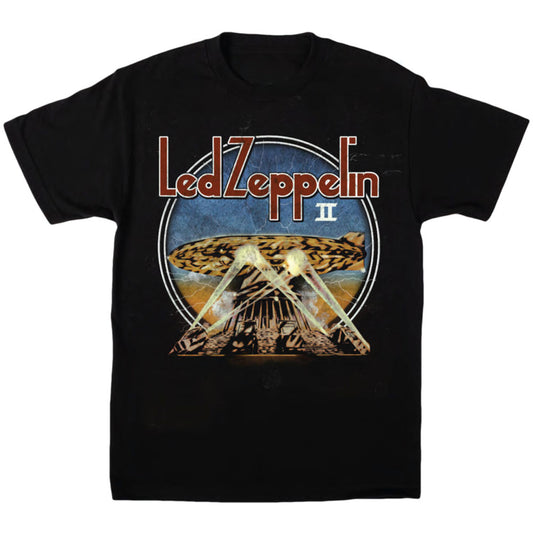 Led Zeppelin Unisex T-Shirt: LZII Searchlights T-Shirt