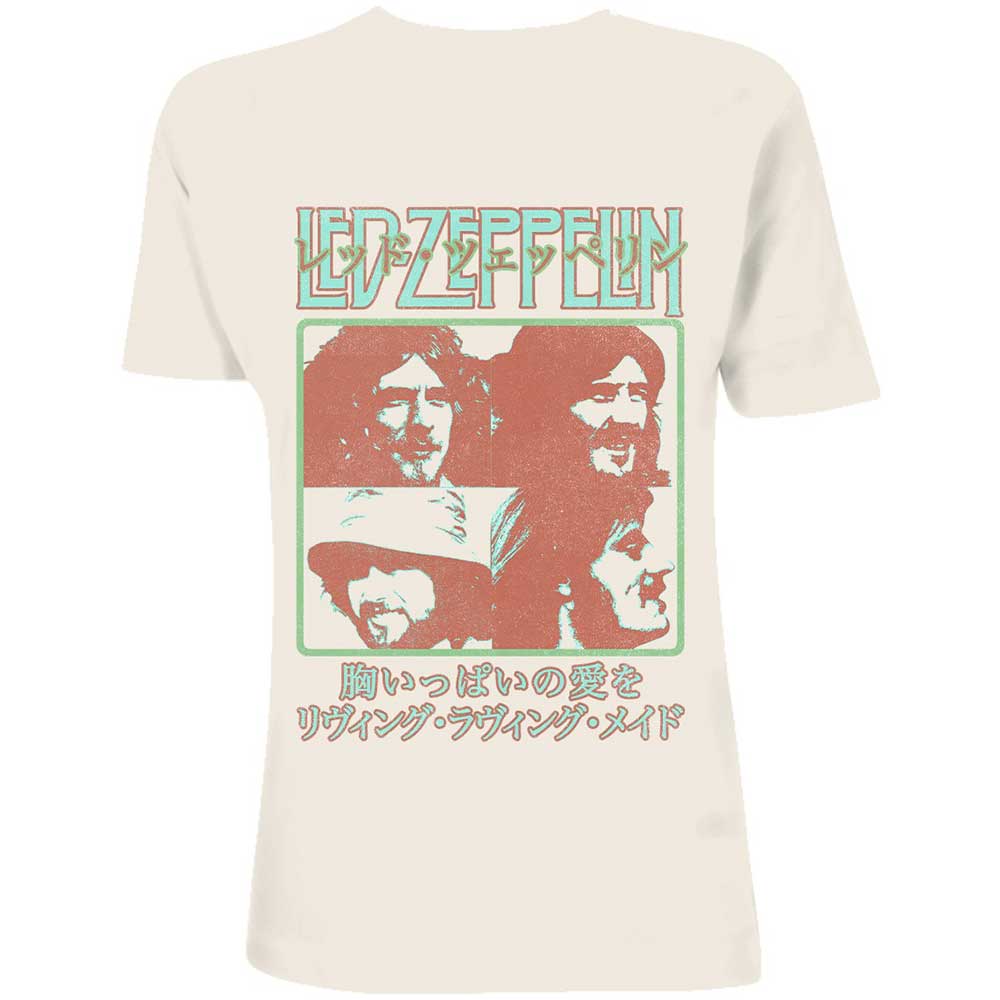 Led Zeppelin Unisex T-Shirt: Japanese Poster T-Shirt