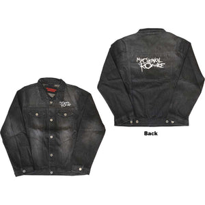 My Chemical Romance Unisex Denim Jacket: Logo (Back Print) Spijkerjas