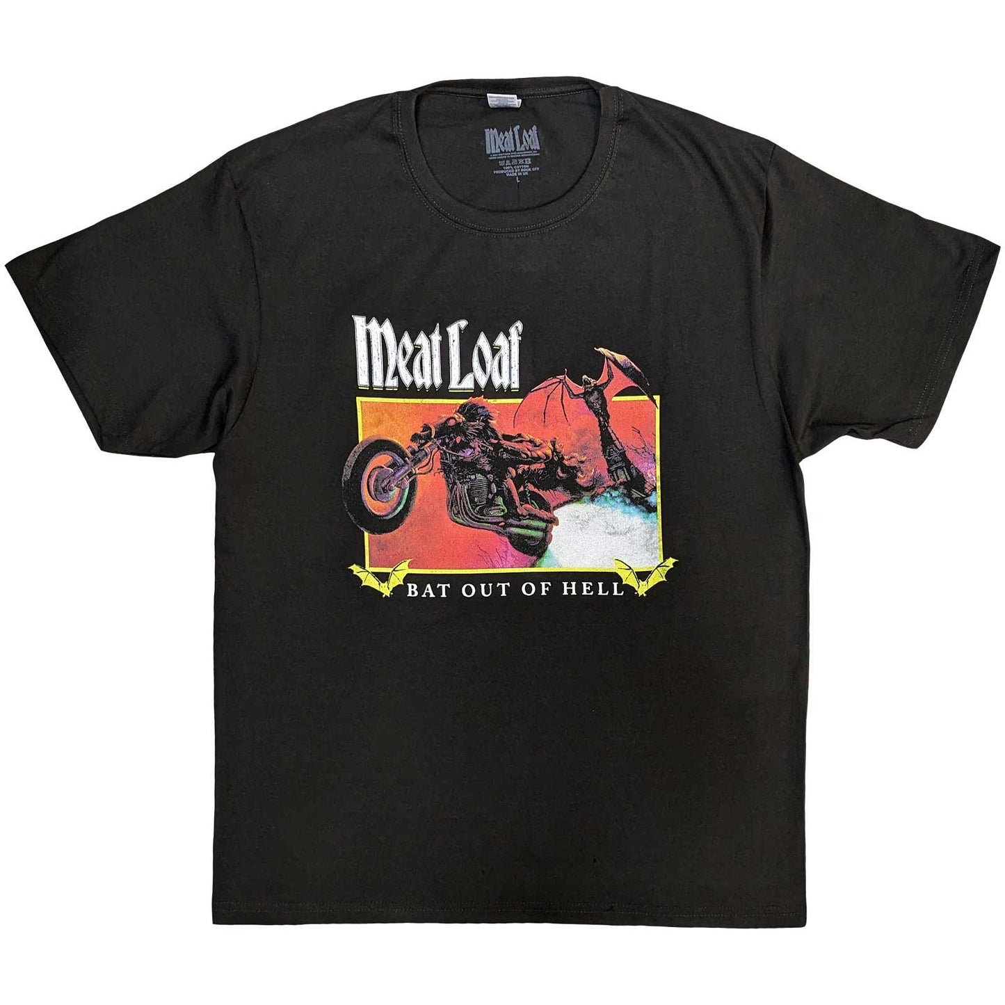Een foto van een T-Shirt van Meat Loaf.