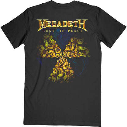 Megadeth Unisex T-Shirt: Rust In Peace 30th Anniversary (Back Print) T-Shirt