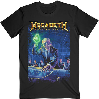 Megadeth Unisex T-Shirt: Rust In Peace 30th Anniversary (Back Print) T-Shirt