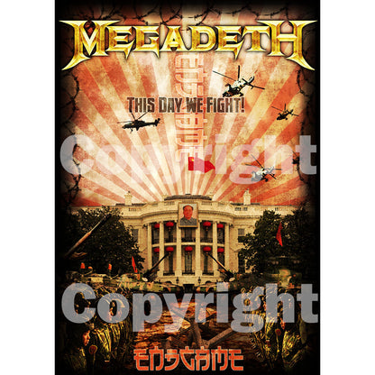 Megadeth Unisex T-Shirt: China Whitehouse (Back Print) T-Shirt