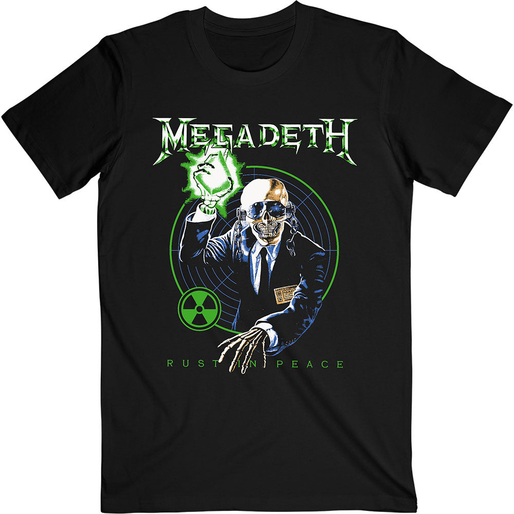 Megadeth Unisex T-Shirt: Vic Target Rust In Peace Anniversary T-Shirt