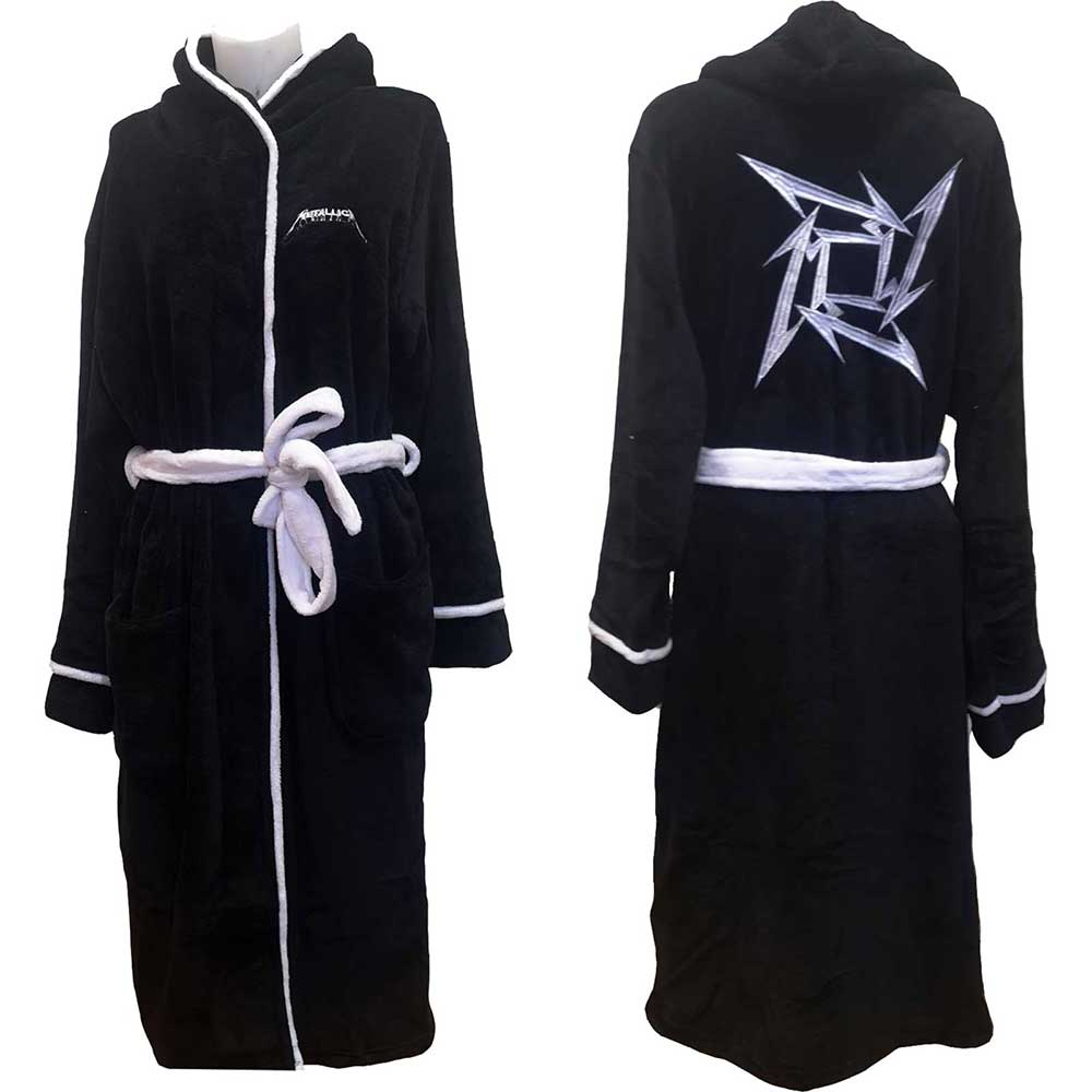 Metallica Unisex Bathrobe: Load/Reload Star (Small - Medium) Bathrobe