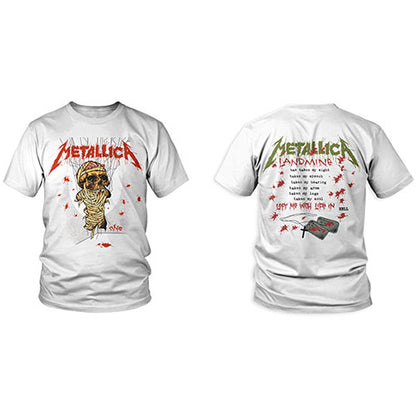 Metallica Unisex T-Shirt: One Landmine (Back Print) T-Shirt
