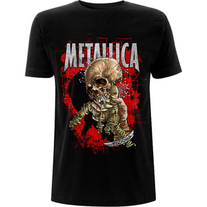 Een foto van een T-Shirt van Metallica.