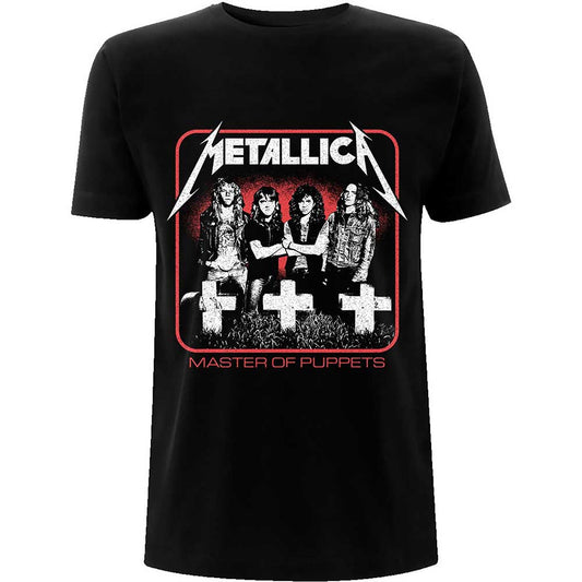 Metallica Unisex T-Shirt: Vintage Master of Puppets Photo T-Shirt