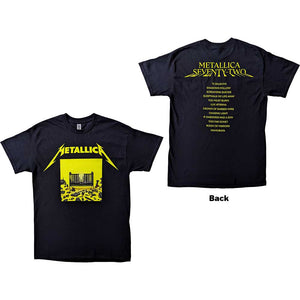 Metallica Unisex T-Shirt: 72 Seasons Squared Cover (Back Print) T-Shirt