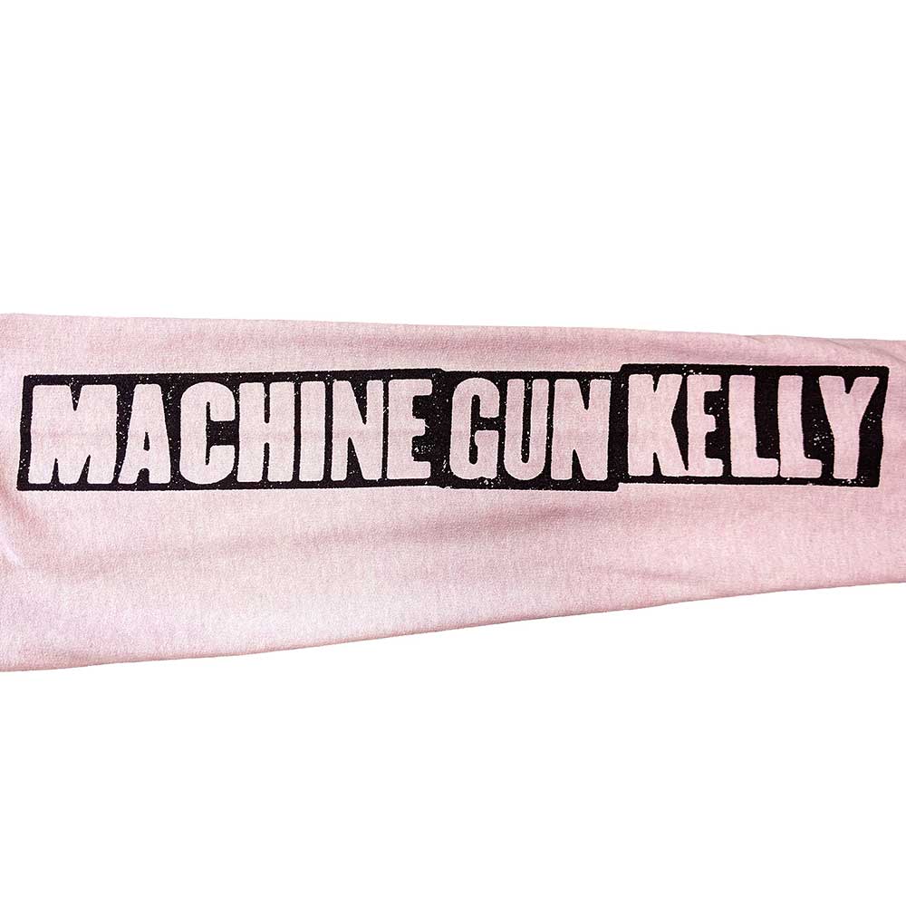 Machine Gun Kelly Unisex Sweatshirt: Pink Face (Back & Sleeve Print) Sweatshirt