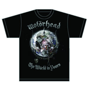Motorhead Unisex T-Shirt: The World is your Album T-Shirt