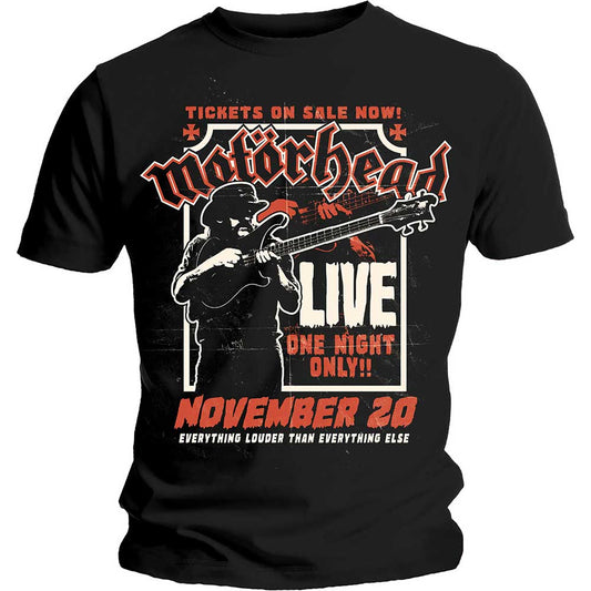 Motorhead Unisex T-Shirt: Lemmy Firepower T-Shirt