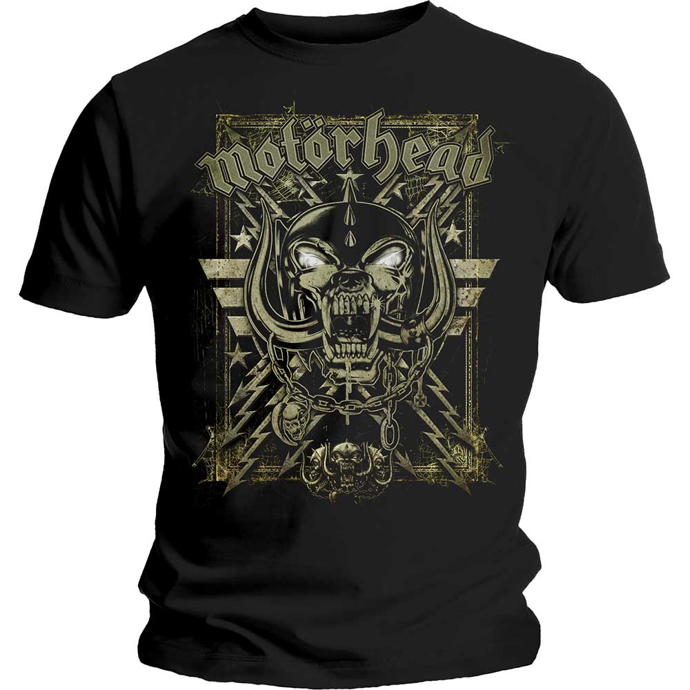 Motorhead Unisex T-Shirt: Spider Webbed War Pig T-Shirt