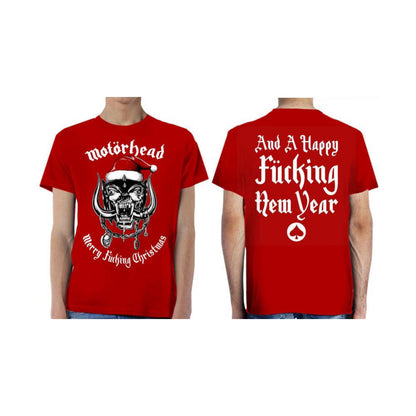 Motorhead Unisex T-Shirt: Christmas 2017 (Back Print) T-Shirt