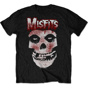 Misfits Unisex T-Shirt: Blood Drip Skull T-Shirt