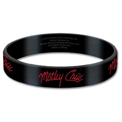 Motley Crue Gummy Wristband: Logo Polsband