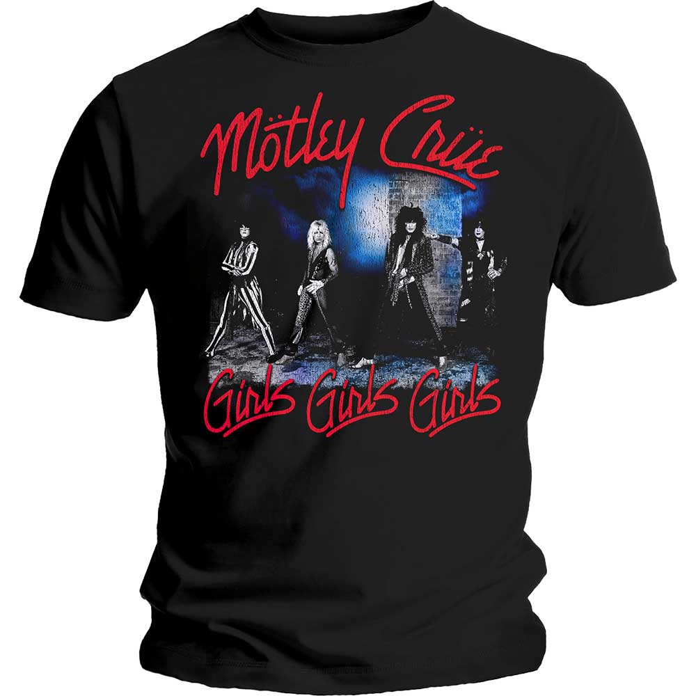 Motley Crue Unisex T-Shirt: Smokey Street T-Shirt