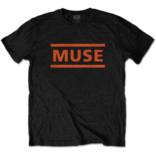 Muse Unisex T-Shirt: Orange Logo T-Shirt