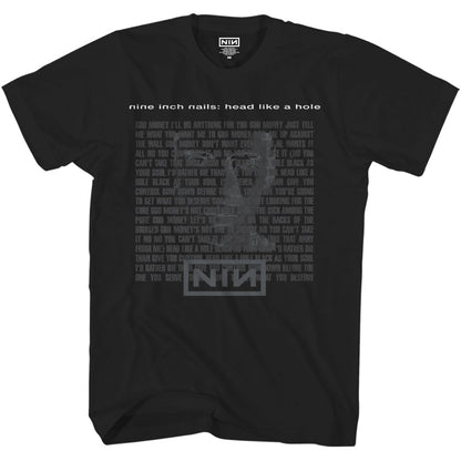 Nine Inch Nails Unisex T-Shirt: Head Like A Hole T-Shirt