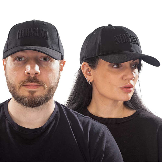 Nirvana Unisex Baseball Cap: Text Logo Baseballpet